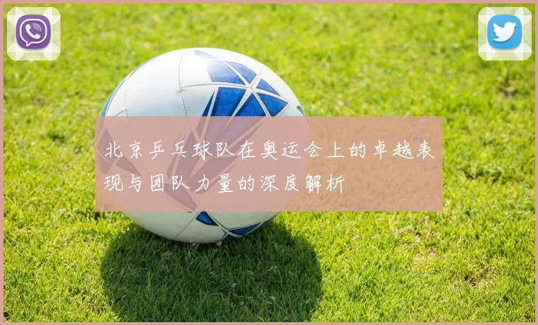 北京乒乓球队在奥运会上的卓越表现与团队力量的深度解析